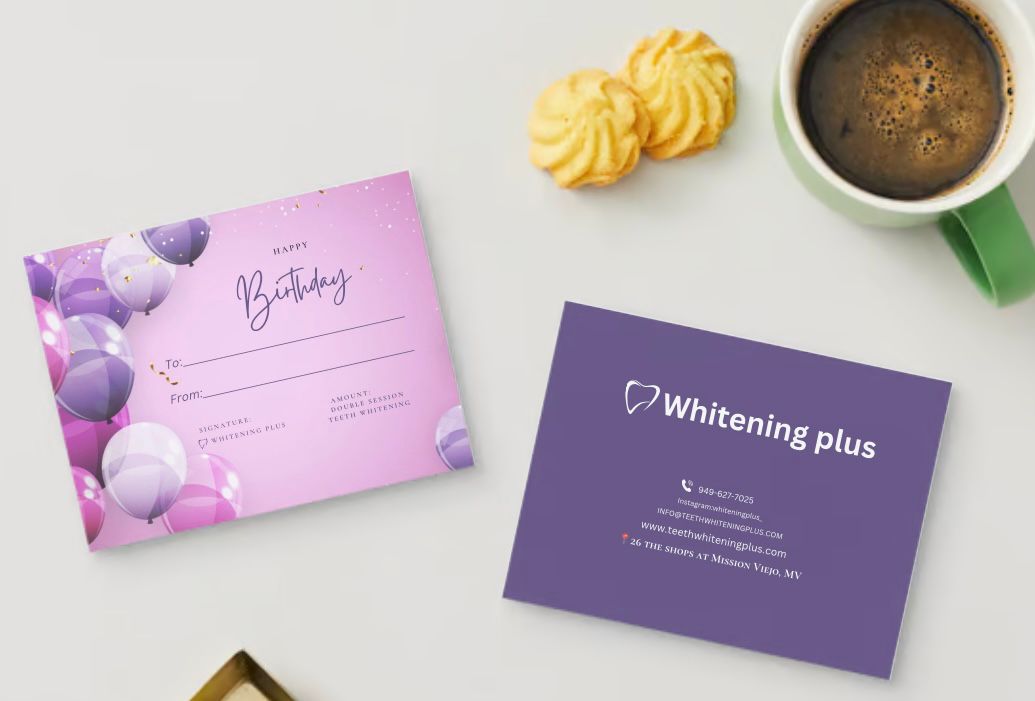 Birthday gift card